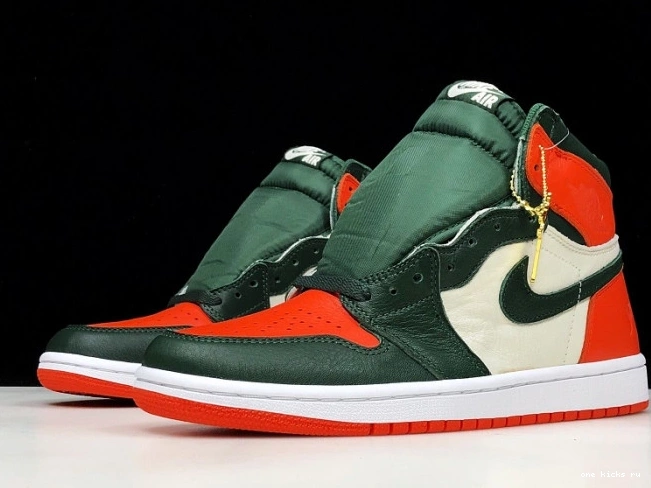 Chep Onekick OG Jordan AV3905-138 x 1 Air SoleFly Sail Retro Orange Fir-Team High 0726